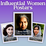 Influential Women - Posters + Classroom Decor - Women's Hi