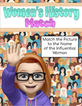 Preview of Influential Women, Women's History Match