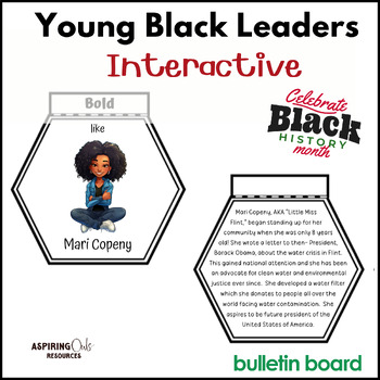 Preview of Influential Youth Bulletin Board Black History Month Activists Entrepreneurs