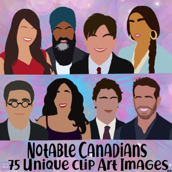 Preview of Influential and Indigenous Canadians Clip Art Set