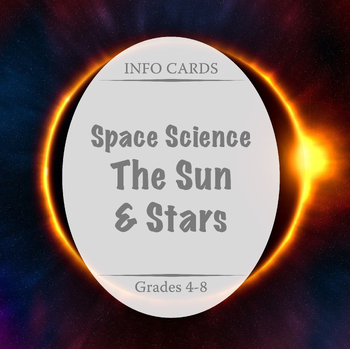 Preview of Info Cards: Space Science - The Sun & Stars