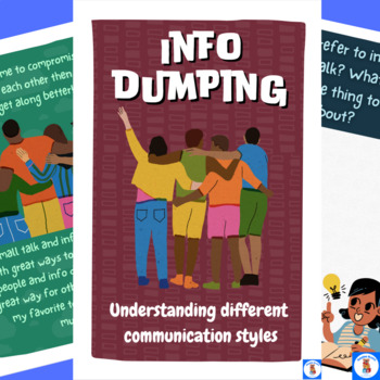 Preview of Info Dumping E-Book/Social Story Neurodiversity Affirming