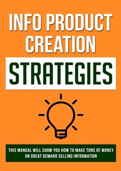 Preview of Info Product Creation Strategies