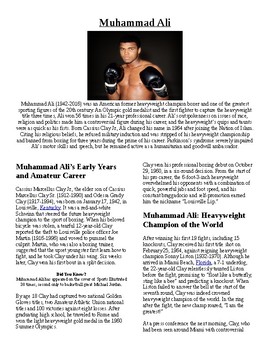 Knock Out Context Clues with Muhammad Ali: CCSS Aligned by Carpe Momentum