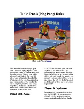 Read Ping Pong & Drama