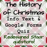 Info text - "The History of Christmas" Google Form quiz & 