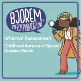 Informal Childhood Apraxia of Speech Assessment - by Bjore