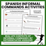 Informal Commands Soccer-Themed Spanish | Mandatos Informa
