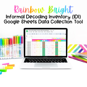 Preview of Informal Decoding Inventory (IDI) Google Sheets Data Collection