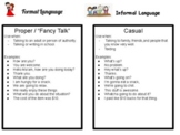 Informal Language VS Formal Language