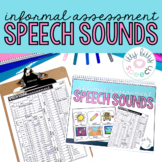 Informal Speech Sound Assessment - Articulation Screener f
