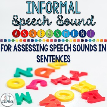 Preview of Informal Speech Sound Assessment for SLPs- Sounds in Sentences