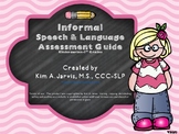Informal Speech and Language Assessment Guide