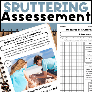 Preview of Informal Stuttering Assessement Speech Fluency Evaluation Report