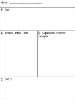 Preview of Information/Expository Graphic Organizer