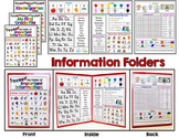 Mini Office Information Folders: Student Reading, Writing 