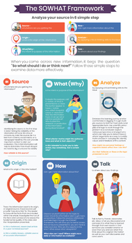 Preview of Information Literacy steps Infographic