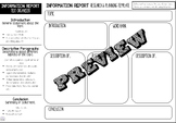 Information Report Research and Planning Template