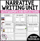 Narrative Writing Unit - Worksheet Pack