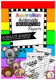 Information Report Writing Australian Animals Ultimate Bundle