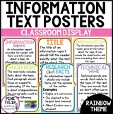 Information Text Posters - Classroom Decor