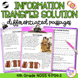 Information Transfer Solution NGSS 4-PS4-3 - Science Diffe