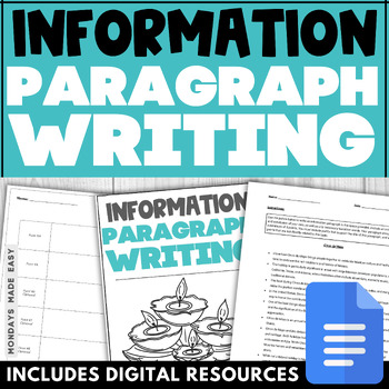 Preview of Information Writing - Cinco de Mayo, Diwali, Great Pacific Garbage Patch - OLC4O