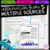 Information from Multiple Sources Print & Media 5th Grade 