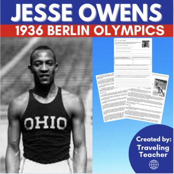 Preview of Informational Article: Jesse Owens at the 1936 Berlin Olympics: Reading Passages