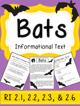 Preview of Informational Bat Text - RI 2.1, RI 2.2,  RI 2.3, RI 2.6