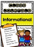 Informational Class Journals