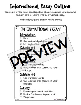 how to write an informative essay introduction