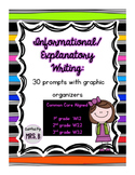 Informational/Explanatory Writing: 30 Prompts with Graphic