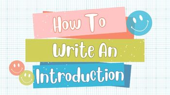 Preview of Informational Introduction: A Kid's Guide to Writing Exciting Beginnings!