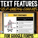 Nonfiction Text & Graphic Features Quiz, Assessment, Digit
