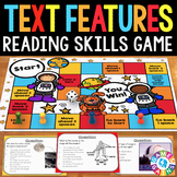 Nonfiction Text Features & Graphics Task Cards Reading Gam