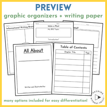 Informational Non-Fiction Writing Resources for Elementary Students ...