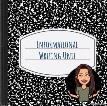 Preview of Informational Non-Fiction Writing Unit for Elementary- Google Slides