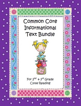Preview of Informational (Nonfiction) Text Common Core Bundle Grade 2-3