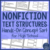Informational Nonfiction Text Structures Hands-On Concept 