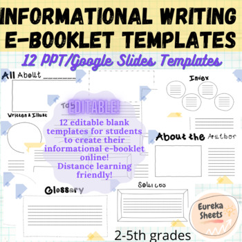 Preview of Informational/Nonfiction Writing Booklet Template {freebie}