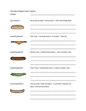 Informational Paragraph Graphic Organizer EDITABLE!!!