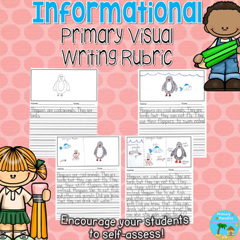 Preview of Informational Primary Visual Writing Rubric {Non-Fiction}