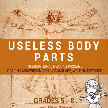 Preview of Informational Reading Passage - Useless Body Parts