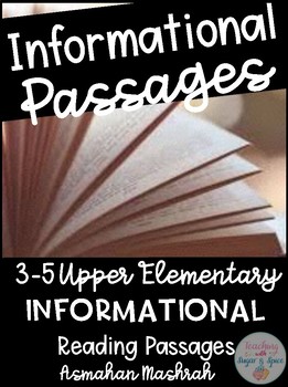 Preview of Informational Reading Passages Grades 3-5