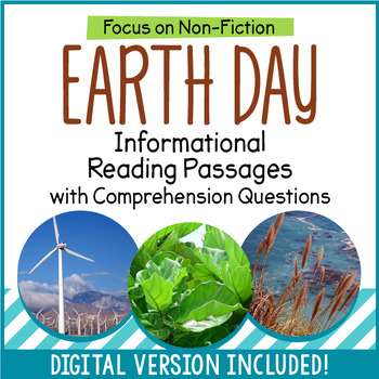 Preview of Earth Day Reading Comprehension Passages - Distance Learning - Google Classroom