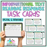 Informational Reading Response Task Cards
