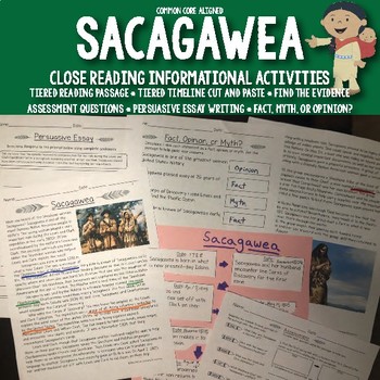 Preview of Informational Unit: Sacagawea Close Reading Toolkit