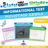 Informational Text About Mountain Zebras