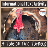 Informational Text Activity - A Tale of Two Turkeys